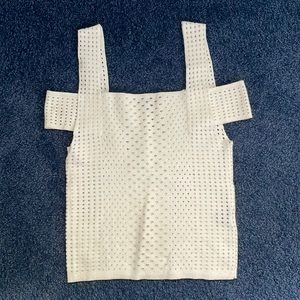 White Knit Tank